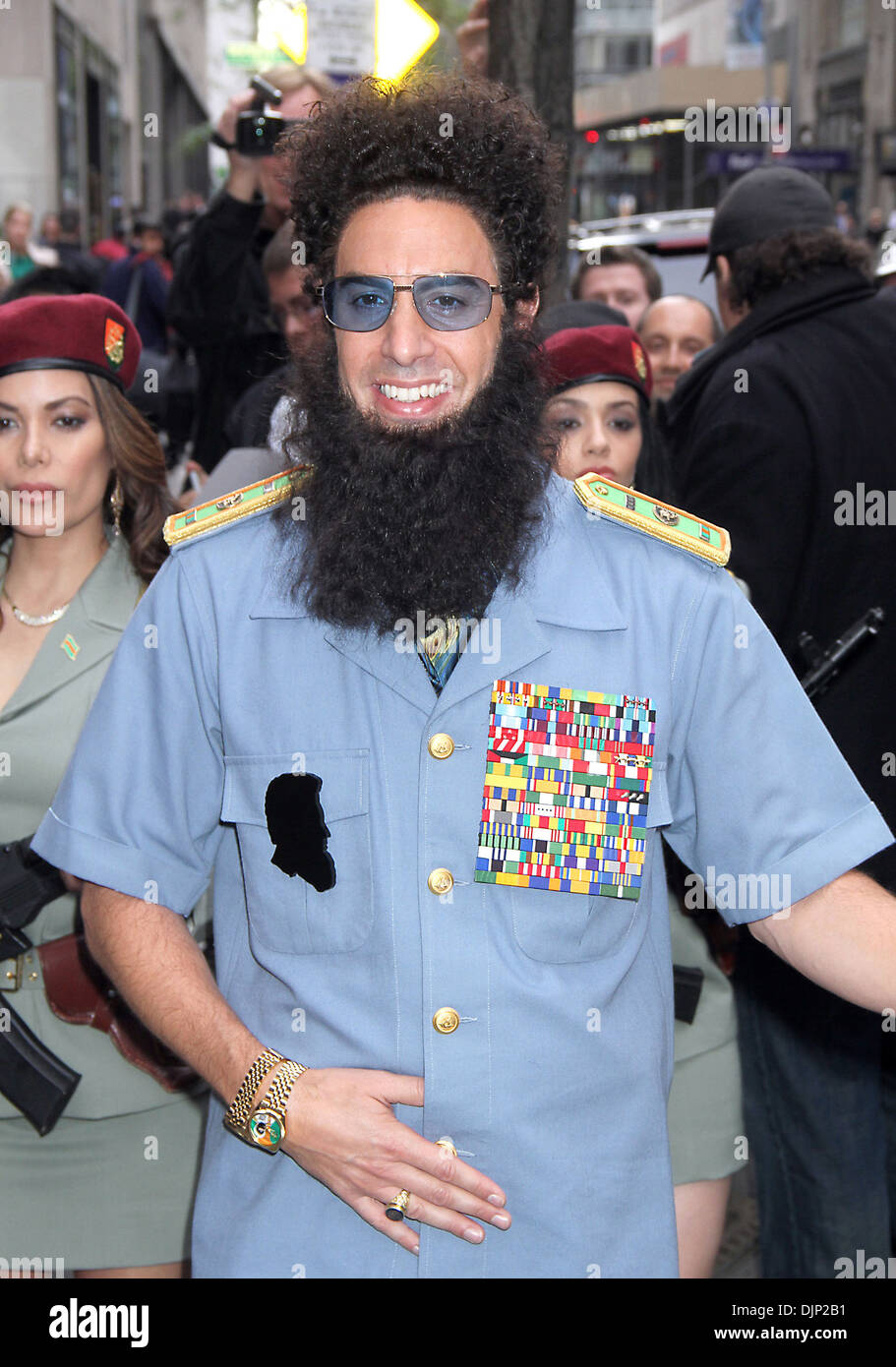 Sacha Baron Cohen presso la NBC per il "oggi" mostra New York City, Stati Uniti d'America - 07.05.12 Foto Stock