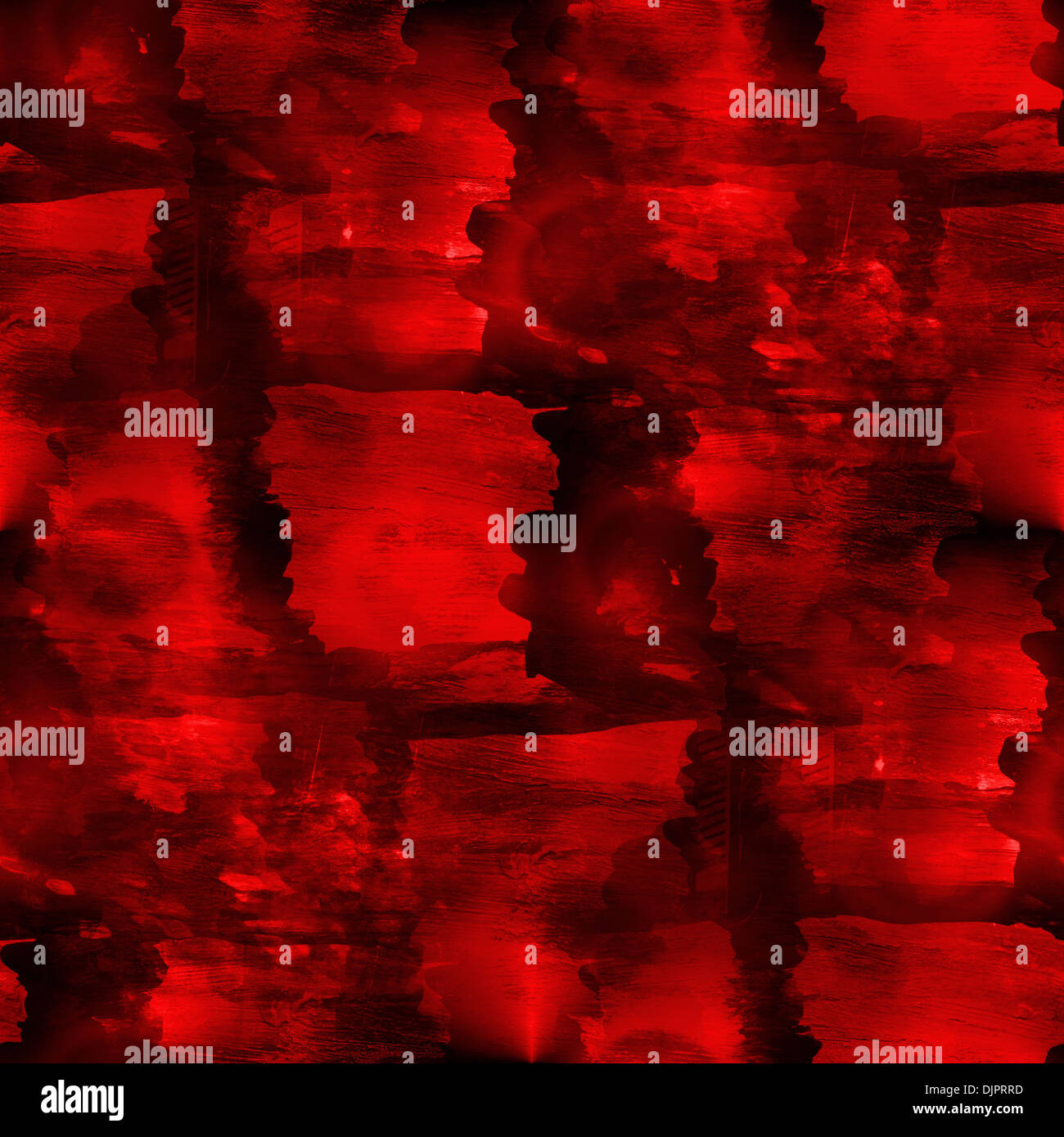 Seamless artista cubismo astratto arte rosso acquerello texture di sfondo Foto Stock