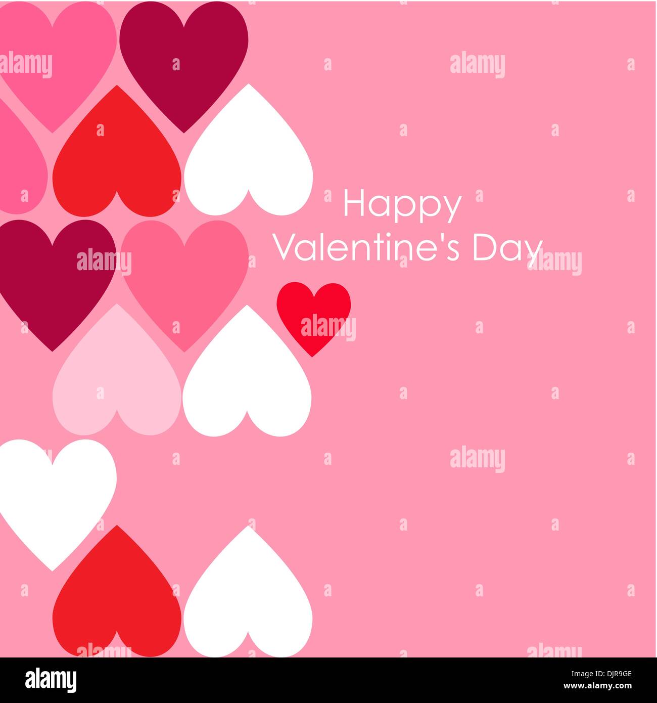 Abstract sfondo di San Valentino con il cuore Illustrazione Vettoriale