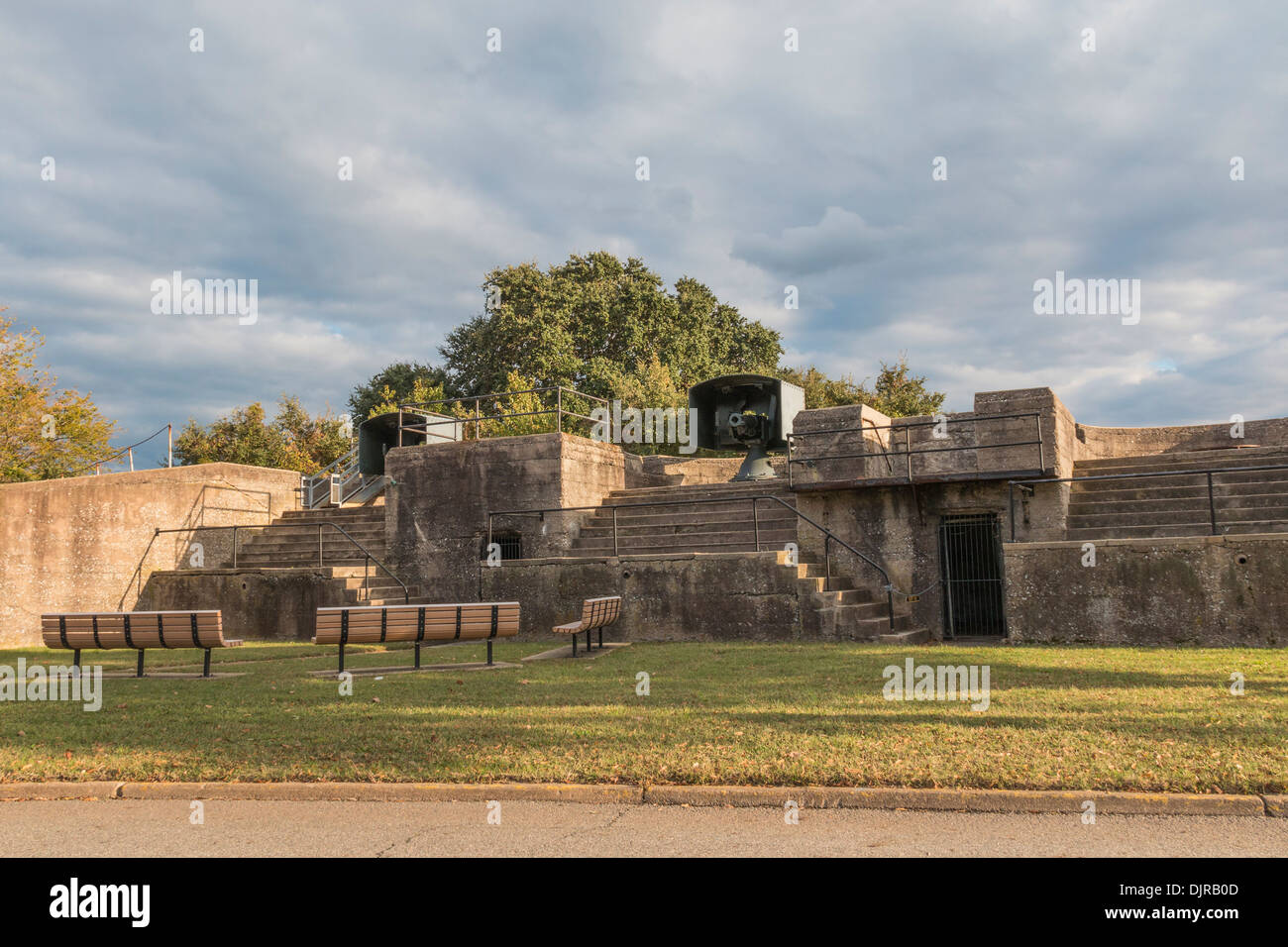 Fort Monroe (a Fort Monroe National Monument) a Hampton, Virginia, è stato costruito nel 1834. Foto Stock