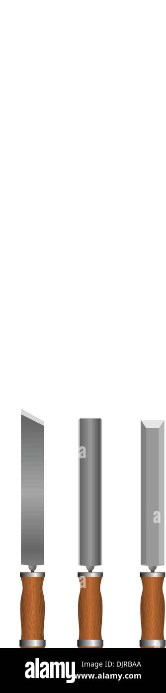 Set di scalpelli Illustrazione Vettoriale