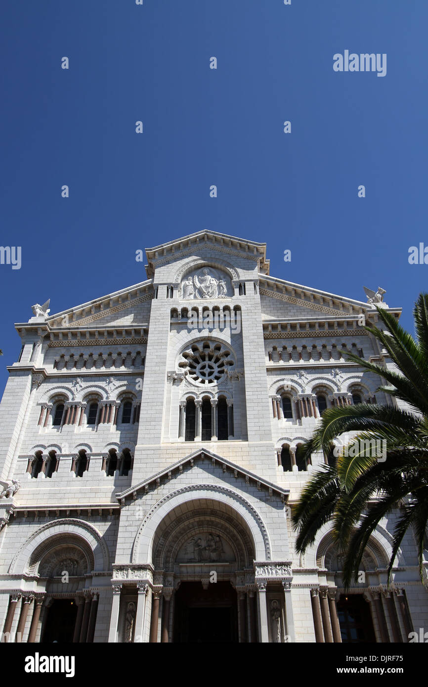 La Cattedrale di San Nicola nel Principato di Monaco Foto Stock