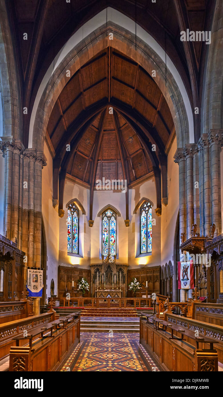 Inverness Cathedral noto anche come la Chiesa Cattedrale di Saint Andrew (1866-69) Foto Stock