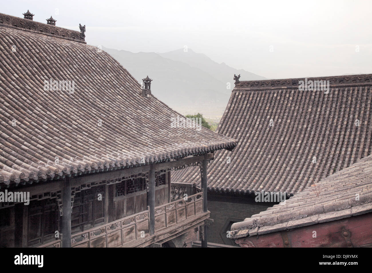 Wang composto di famiglia, di Pingyao, Shanxi, Cina Foto Stock