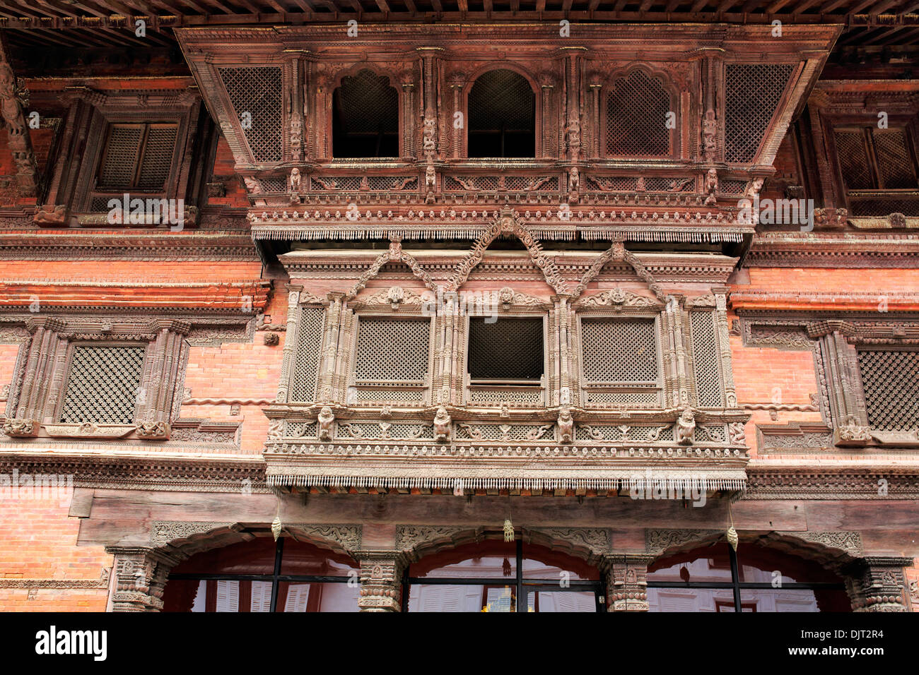 Hanuman Dhoka Royal Palace complesso, Durbar Square, Kathmandu, Nepal Foto Stock