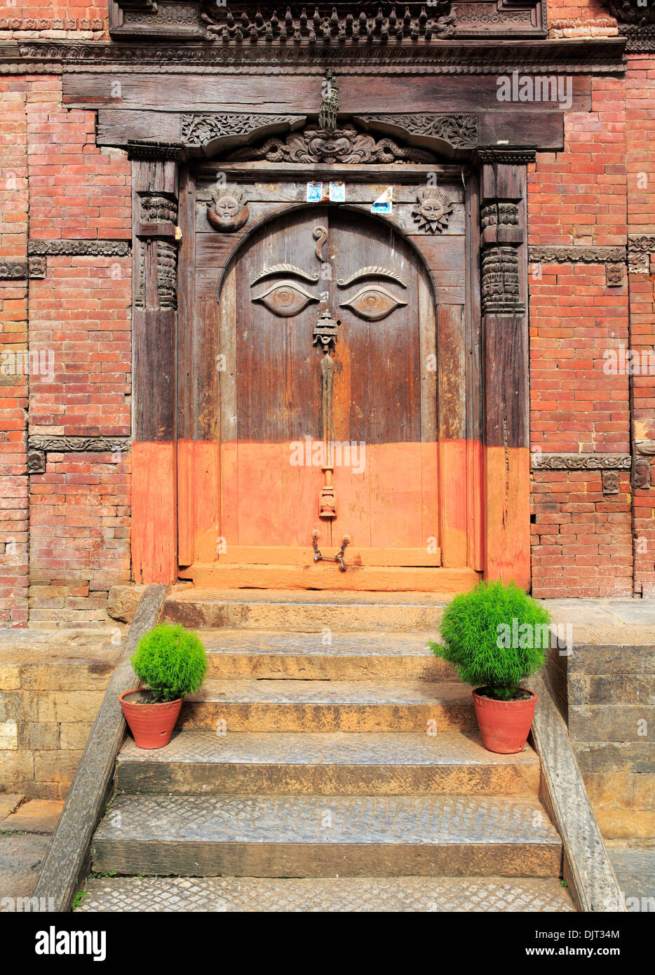 Hanuman Dhoka Royal Palace complesso, Durbar Square, Kathmandu, Nepal Foto Stock