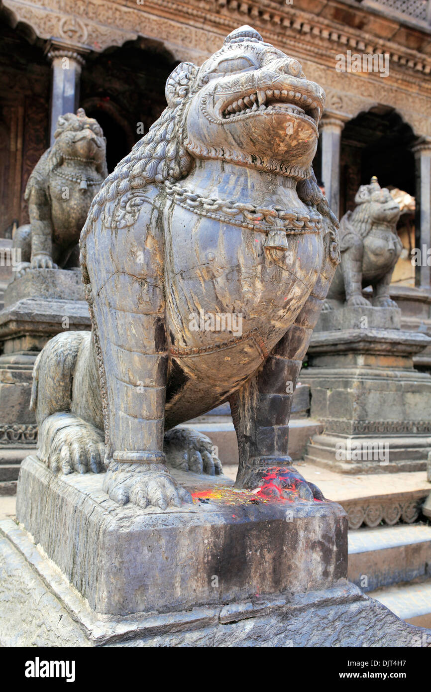 Durbar Square, Patan, Lalitpur, Nepal Foto Stock