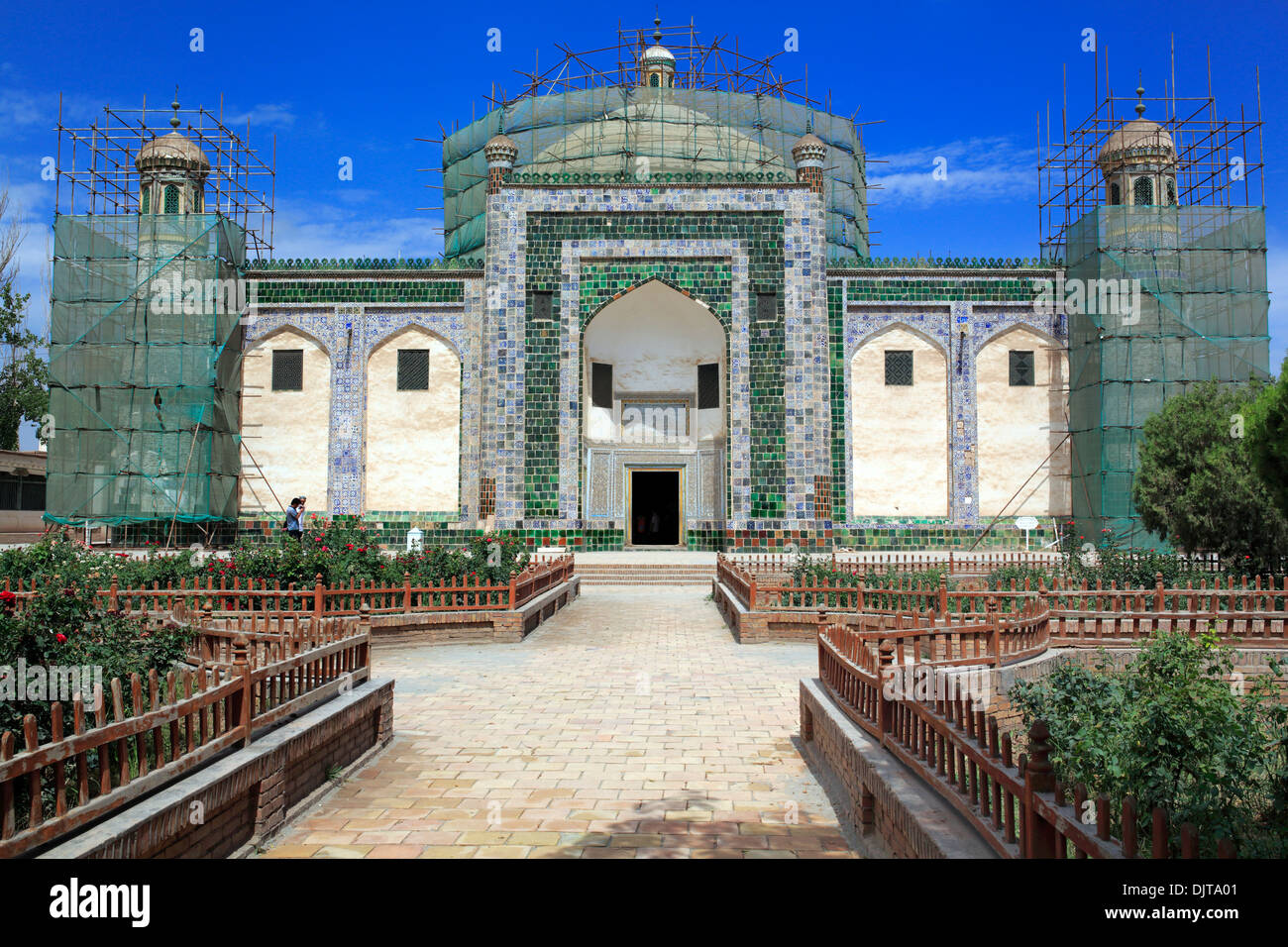 Afaq Khoja tomba, Kashgar (Kashi), Kashgar Prefettura, Xinjiang Uyghur Regione autonoma, Cina Foto Stock