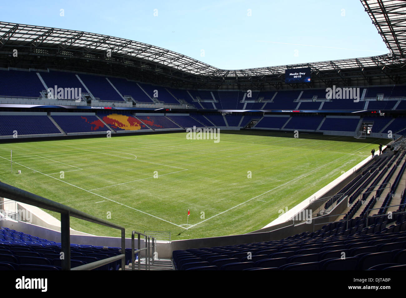 Campo vista della Red Bull Arena. Media Day a Red Bull Arena, Harrison, NJ. (Credito Immagine: © Anthony Gruppuso/Southcreek globale/ZUMApress.com) Foto Stock
