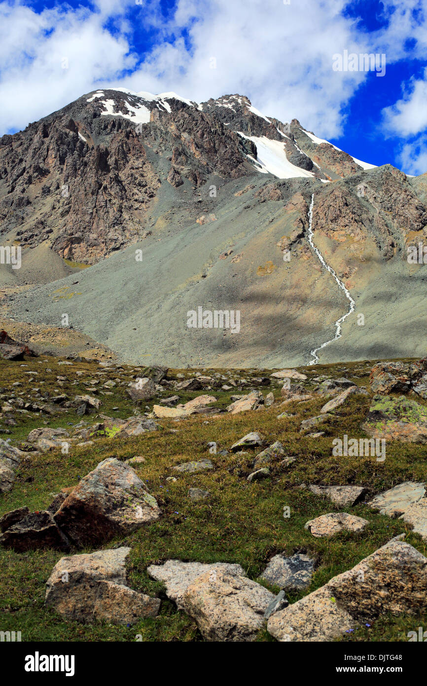 Altyn Arashan valley, Issyk Kul oblast, Kirghizistan Foto Stock