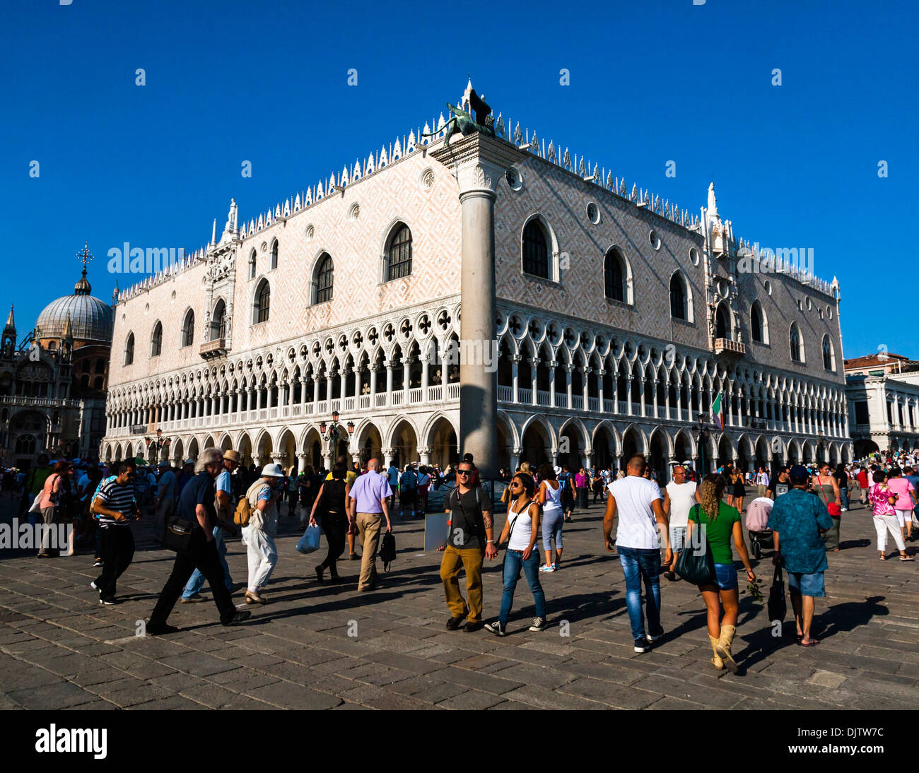 Il Palazzo Ducale), Piazza San Marco, Venezia, Veneto, Italia. Foto Stock