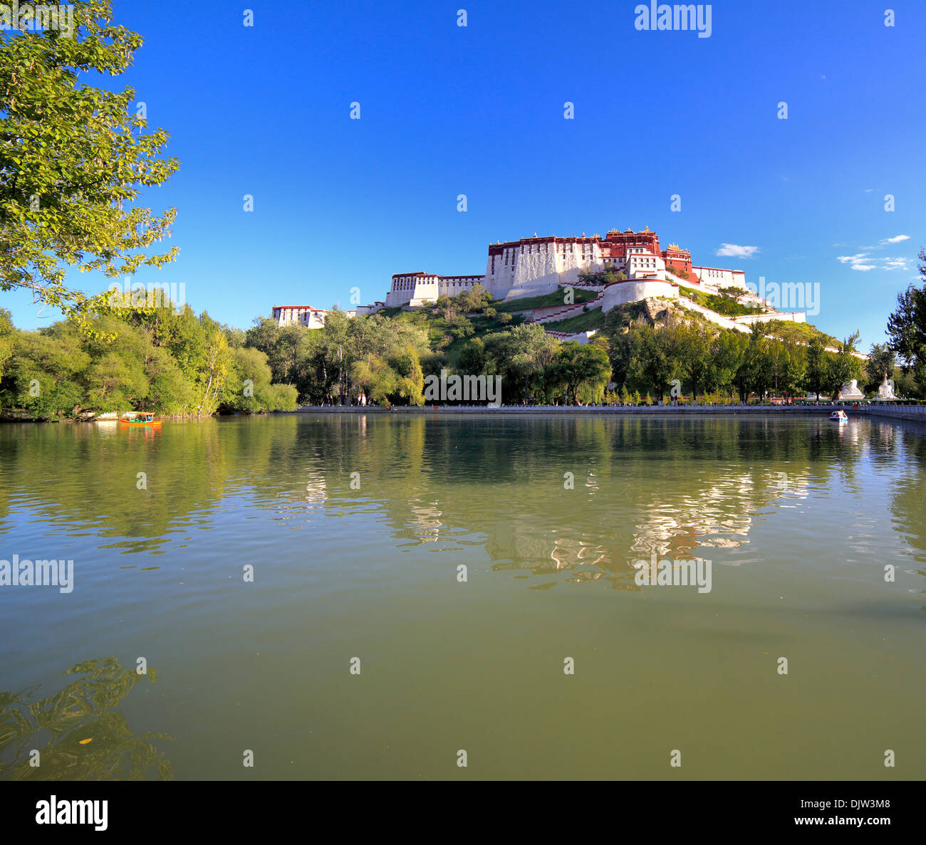 Palazzo del Potala, Lhasa, in Tibet, in Cina Foto Stock