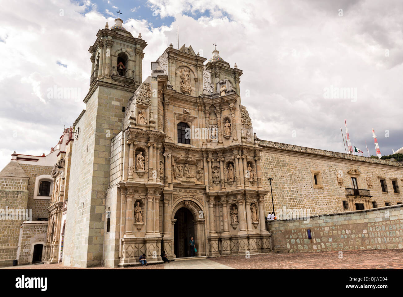 La Solitudine nella Basilica di Oaxaca, Messico. Foto Stock