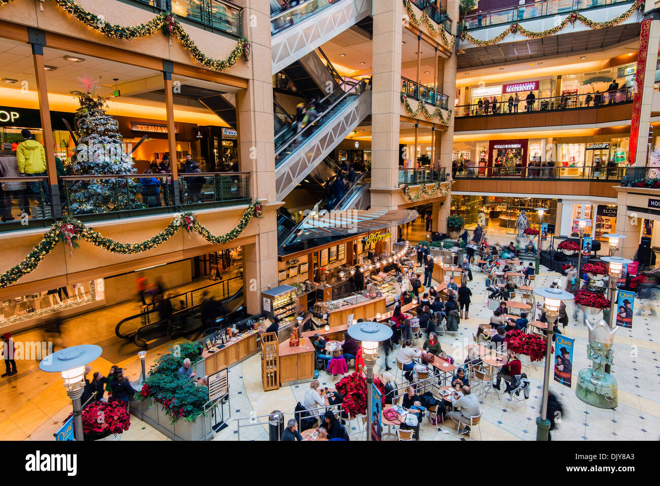 Pacific Place shopping center, Seattle, Washington, Stati Uniti d'America Foto Stock