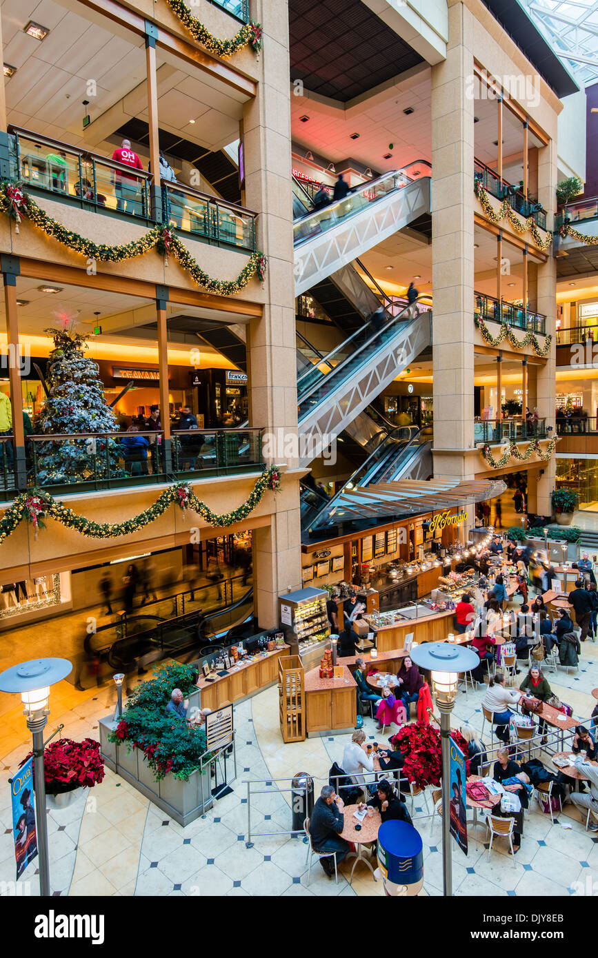 Pacific Place shopping center, Seattle, Washington, Stati Uniti d'America Foto Stock