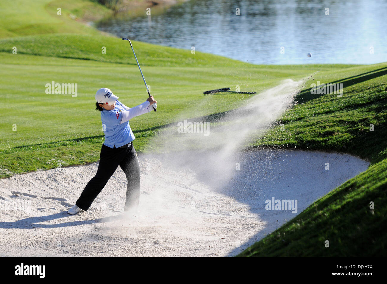 Dicembre 2, 2010 - Orlando, Florida, Stati Uniti d'America - Jiyai Shin in azione al LPGA Tour campionato a Grand Cypress Golf Club a Orlando, (credito Immagine: © Brad Barr/Southcreek globale/ZUMAPRESS.com) Foto Stock