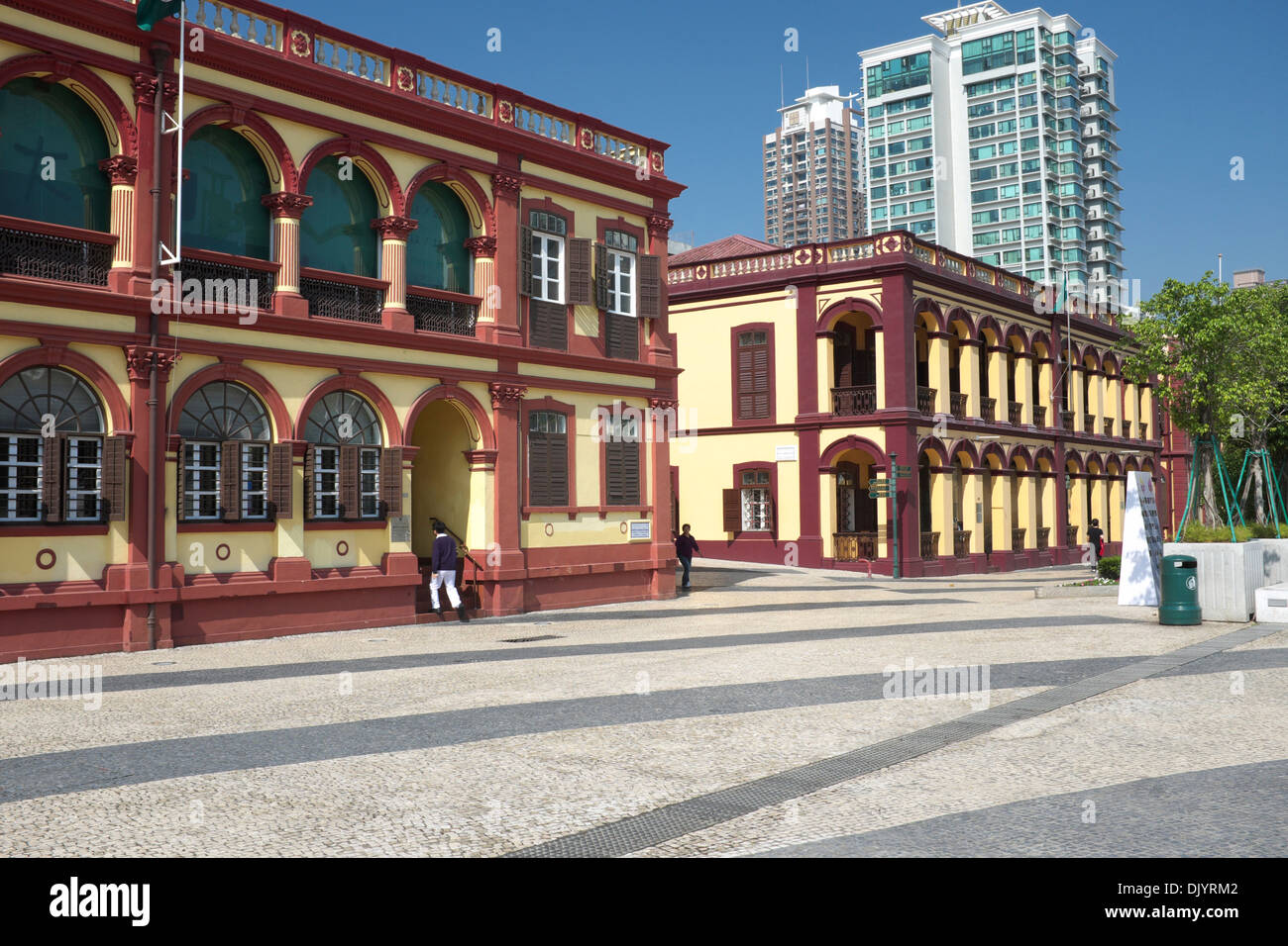 Macao Central Library e il Museo di Macao Cina Foto Stock