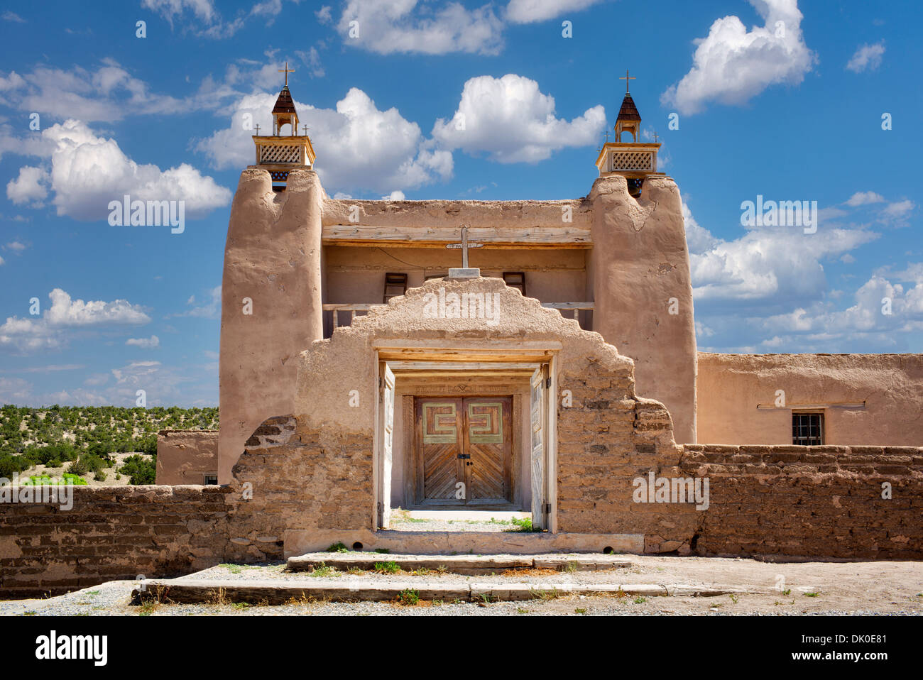 San Jose de Gracia chiesa cattolica. Nuovo Messico Foto Stock