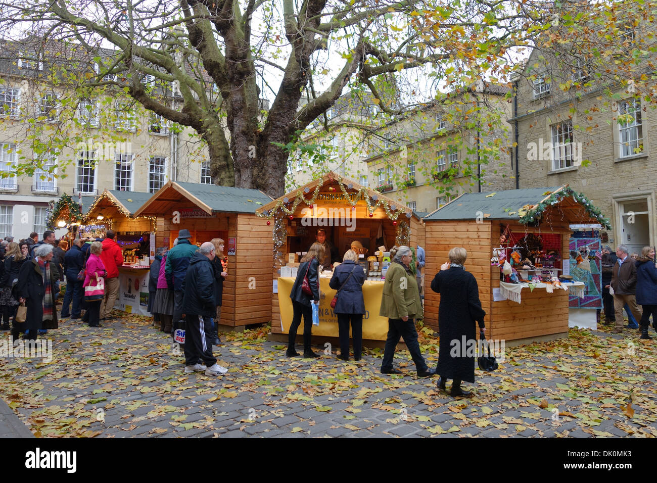 Vasca da bagno Mercatino di Natale, Somerset, Inghilterra, Regno Unito Foto Stock