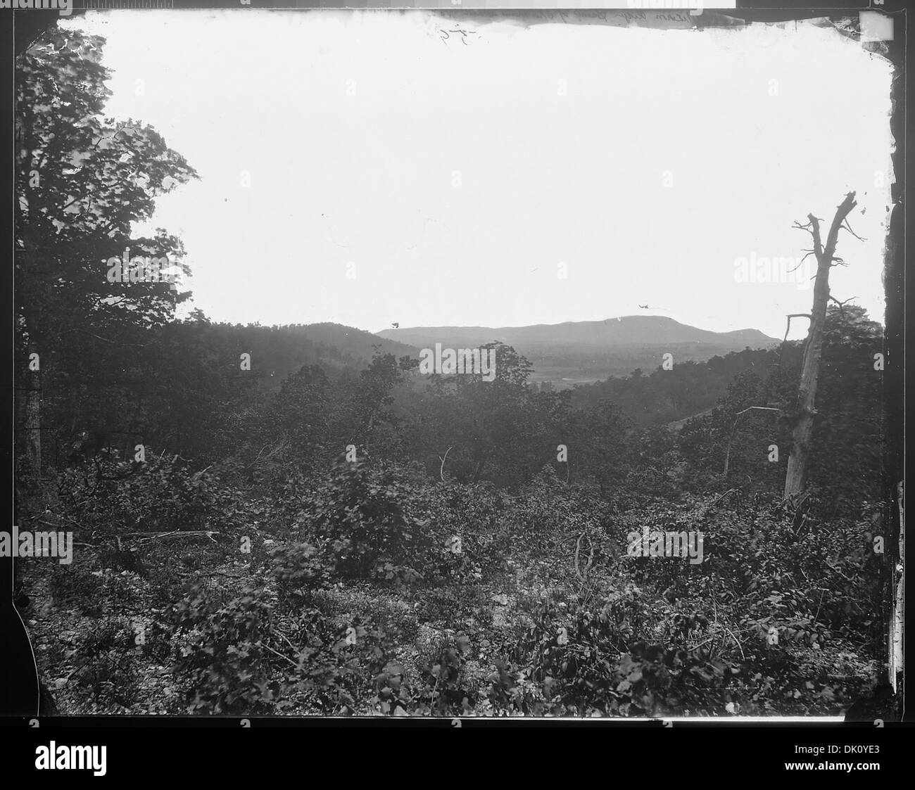 Missionary Ridge, Tennessee, noto per il suo significato storico durante la guerra di secessione americana. Il sito è ricordato per la battaglia di Missionary Ridge nel 1863, un momento cruciale della guerra. Foto Stock