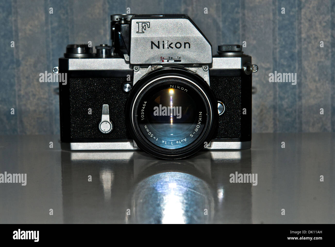 Una immagine di un 1971 Nikon F Photomic FTN Foto Stock