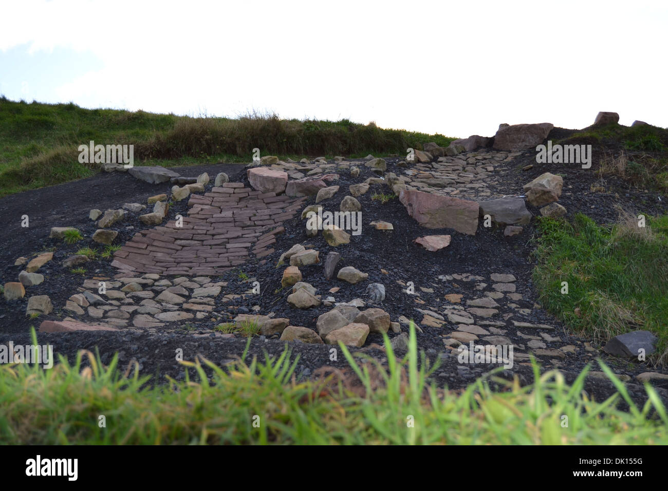 Cathkin Braes MTB Track Foto Stock