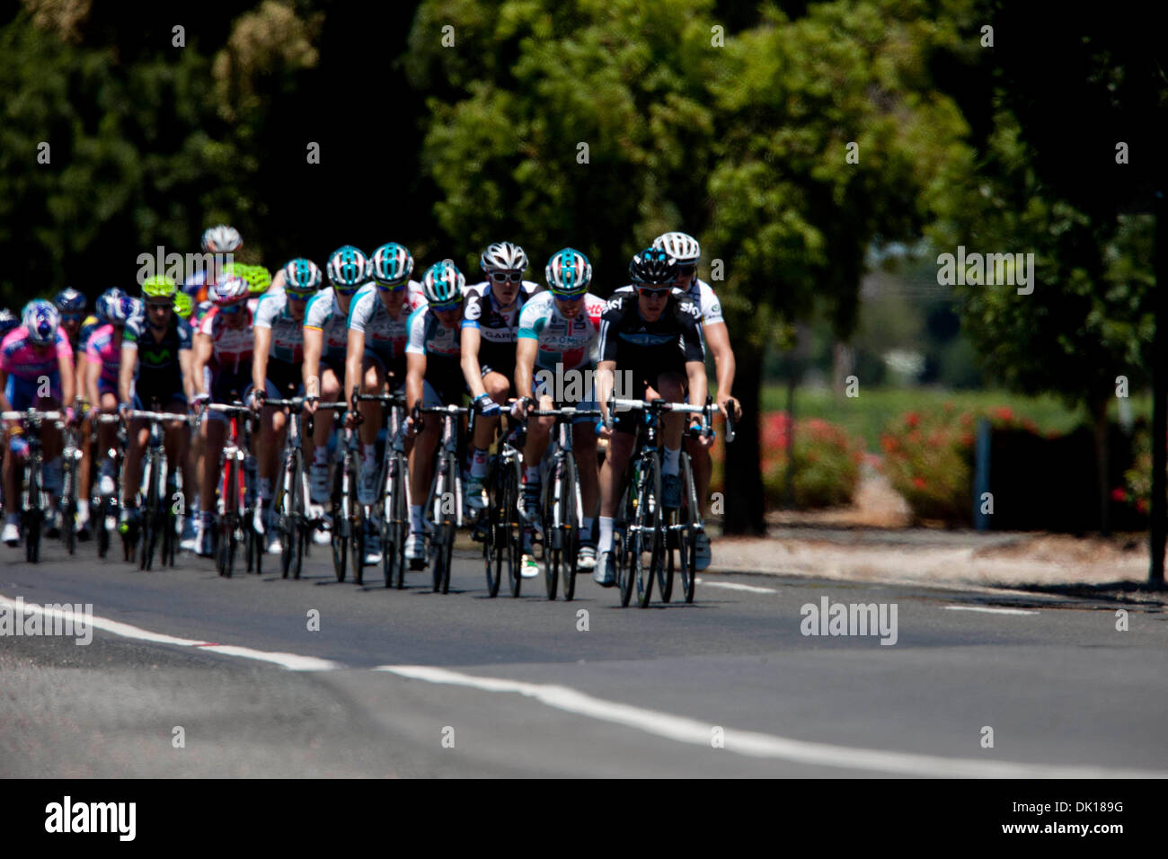 Jan 18, 2011 - Adelaide, Australia Pentathlon - stadio 1 del UCI Pro Tour Tour Down Under cycle race, Adelaide, Australia. (Credito Immagine: © Gary Francesco/ZUMAPRESS.com) Foto Stock