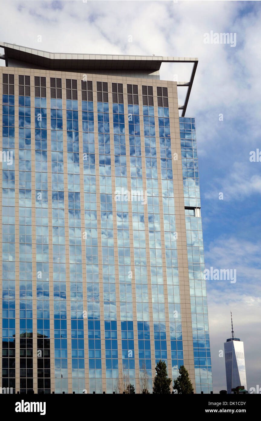 Edifici di appartamenti in Jersey city NJ Foto Stock