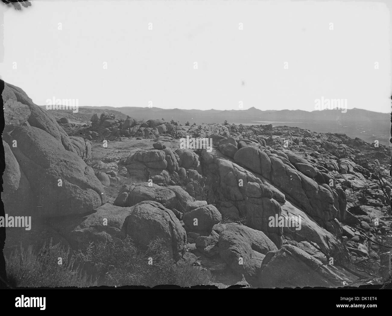 Studio tra le rocce, vertice di monti granitici. Fremont County, Wyoming. 516904 Foto Stock