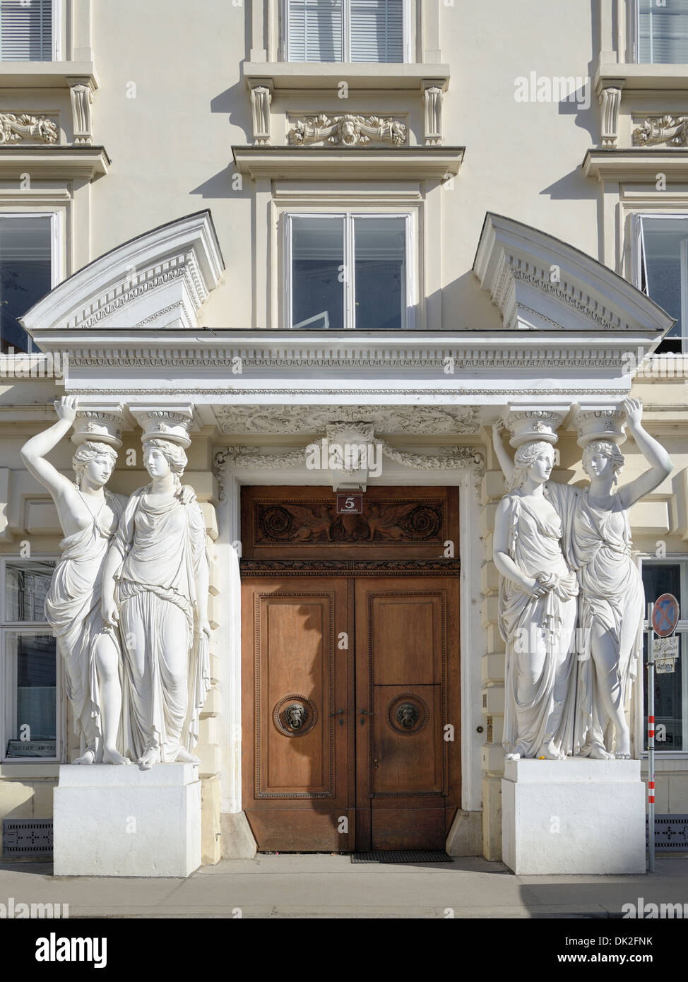 Josefplatz 5 - la posizione di Harry Lime [Orson Welles] appartamento in Carol Reed film Il Terzo Uomo, Vienna, Austria Foto Stock