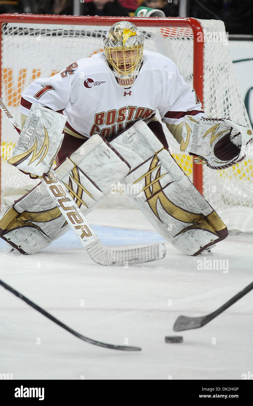 Febbraio 14, 2011 - Boston, Massachusetts, STATI UNITI - Il Hobey Baker Award Nominees (credito Immagine: © Jim Melito/Southcreek globale/ZUMAPRESS.com) Foto Stock