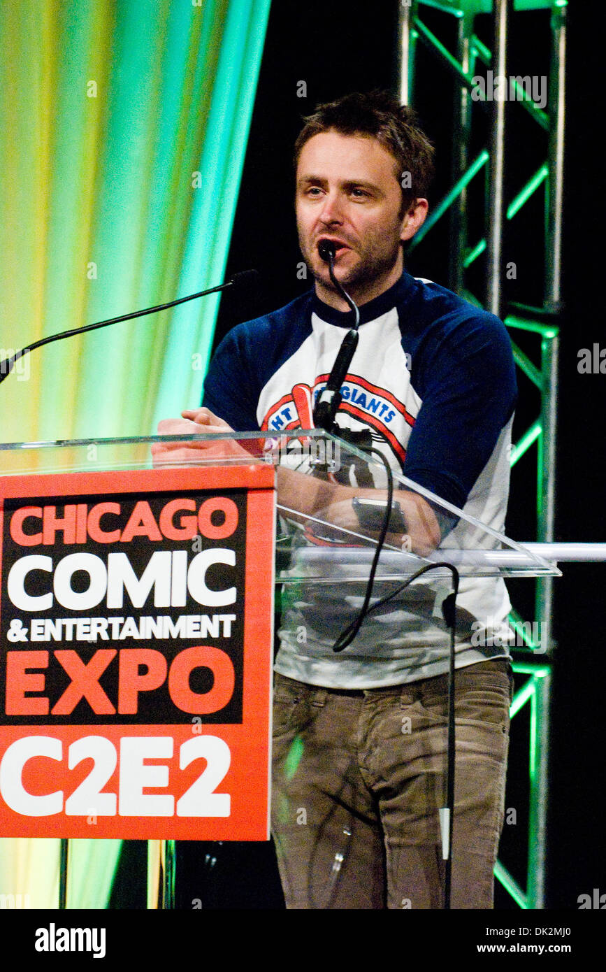 Chris Hardwick Chicago Comic Con il giorno 1 di Chicago, Illinois - 13.04.12 Foto Stock