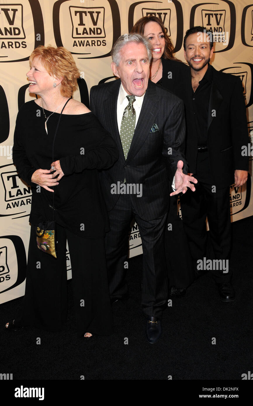 Bonnie Franklin Pat Harrington Jr Mackenzie Phillips e Glenn Scarpelli decimo annuale di TV Land Awards - Gli arrivi di New York City Foto Stock