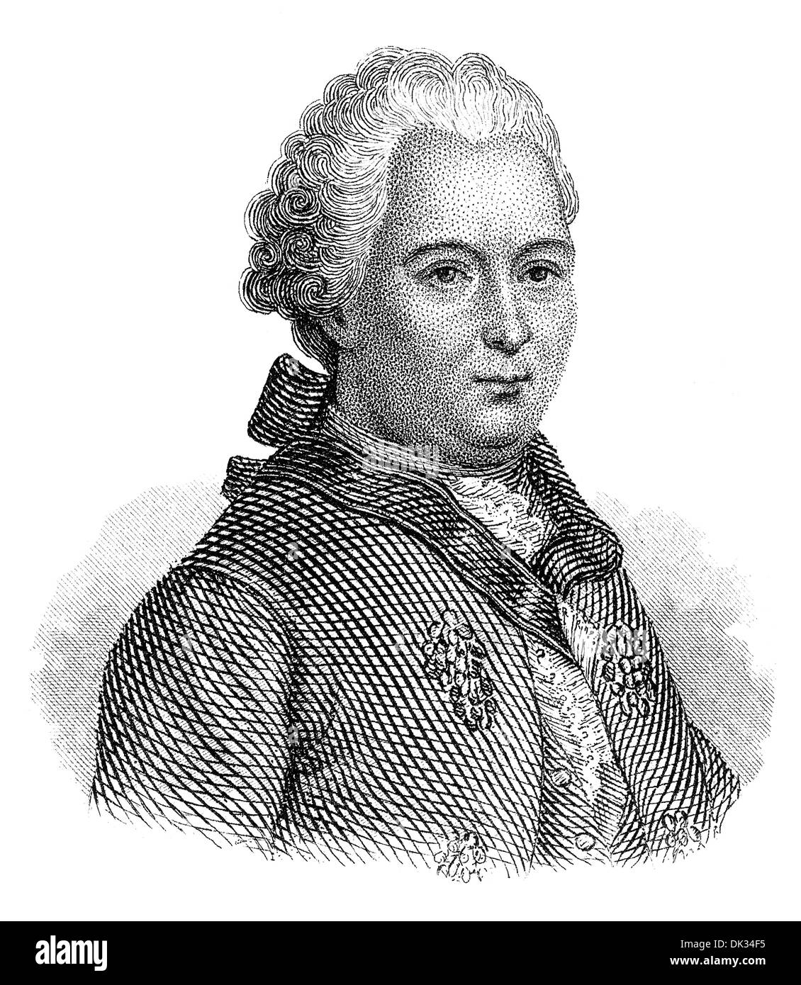 Christian Felix Weisse, 1726 - 1804, un scrittore tedesco e maestro dell'Illuminismo, Foto Stock