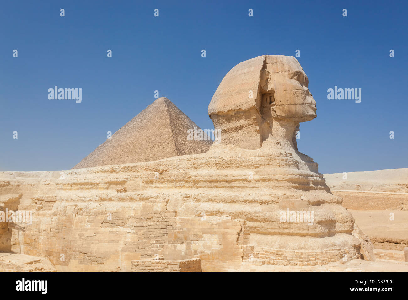Sphinx,Cairo Egitto Foto Stock