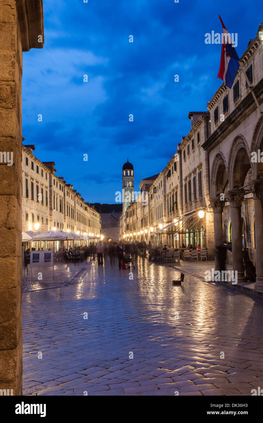 Dentro le mura della città, Dubrovnik Croazia Foto Stock