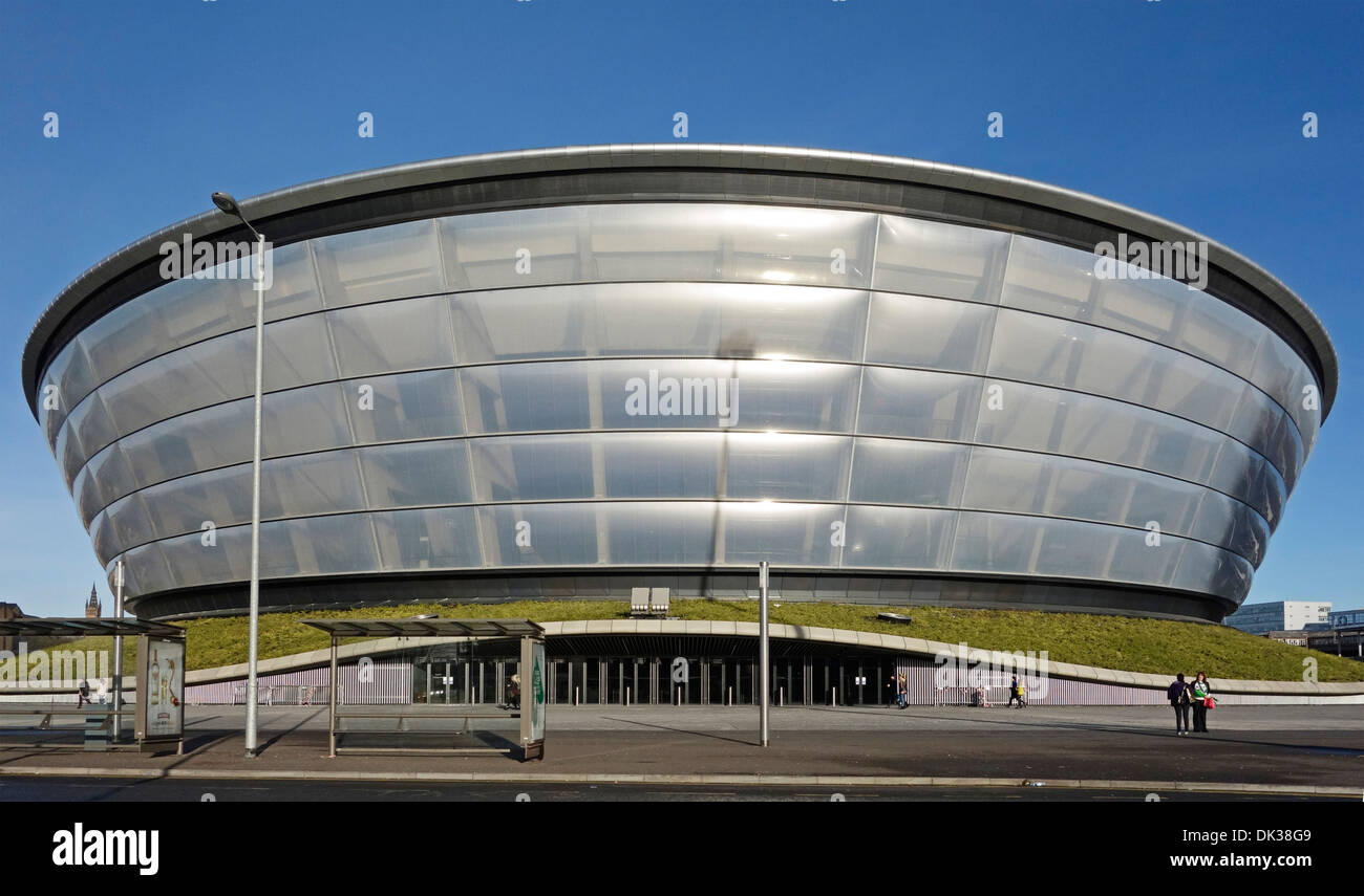 Recentemente completato la SSE idro venue come parte della Scottish Exhibition and Conference Centre di Finnieston Glasgow Scozia Scotland Foto Stock