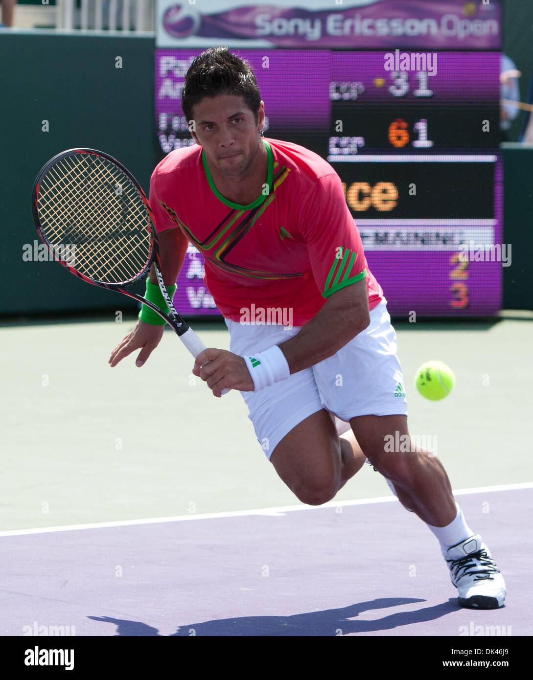 Mar 25, 2011 - International Tennis - 2011 ATP World Tour - Masters 1000 - Sony Ericsson Open - Ven 25 Mar 2011 - Crandon Park Tennis Center - Key Biscayne - Miami - Florida - USA..Â© Andrea, Patrono/Bigshots Fotografia (immagine di credito: © Andrew patrono/ZUMAPRESS.com) Foto Stock