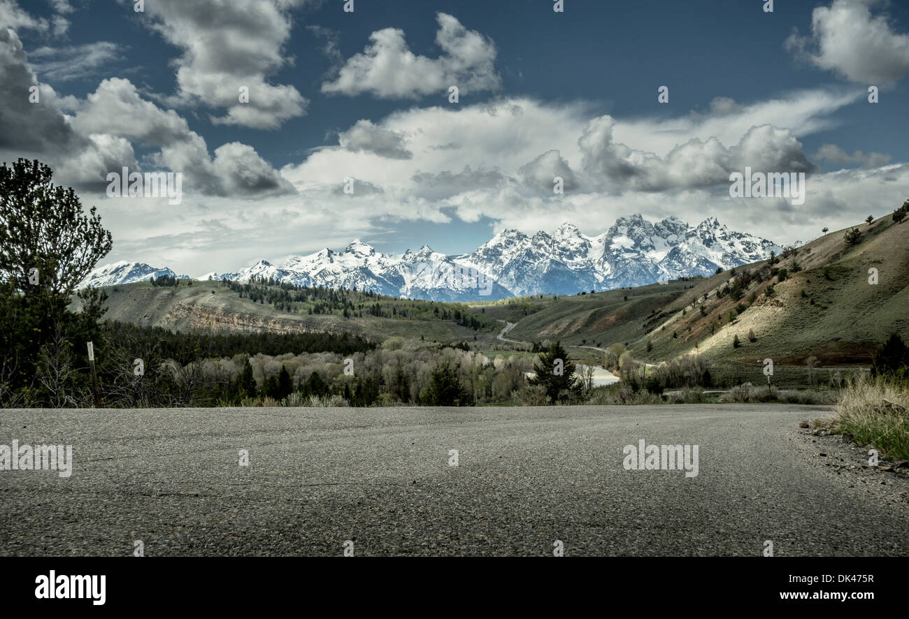 Il Parco Nazionale del Grand Teton, Wyoming USA Foto Stock