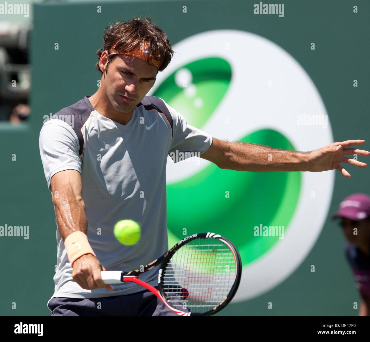 Mar 26, 2011 - International Tennis - 2011 ATP World Tour - Masters 1000 - Sony Ericsson Open - Sat 26 Mar 2011 - Crandon Park Tennis Center - Key Biscayne - Miami - Florida - USA..Â© Andrea, Patrono/Bigshots Fotografia (immagine di credito: © Andrew patrono/ZUMAPRESS.com) Foto Stock