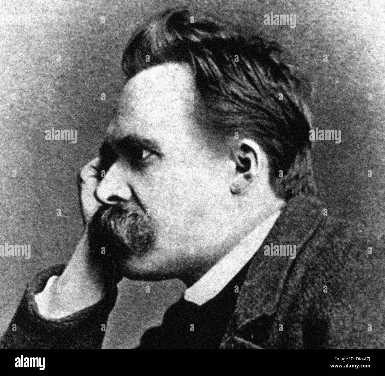 Friedrich Nietzsche - ritratto fotografico -1860 Foto Stock
