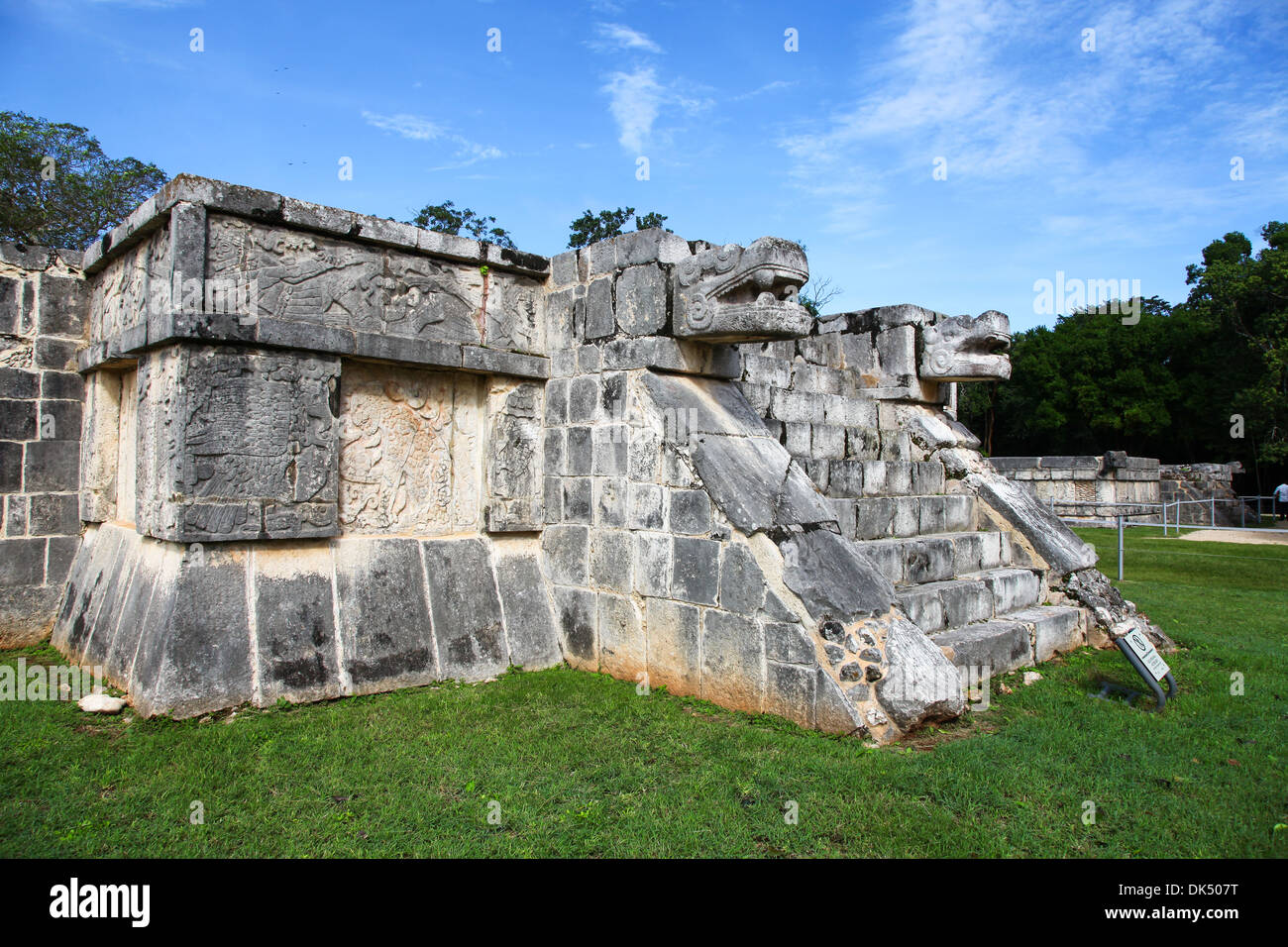 Chichen Itza rovine maya sulla penisola dello Yucatan Messico America del Nord Foto Stock