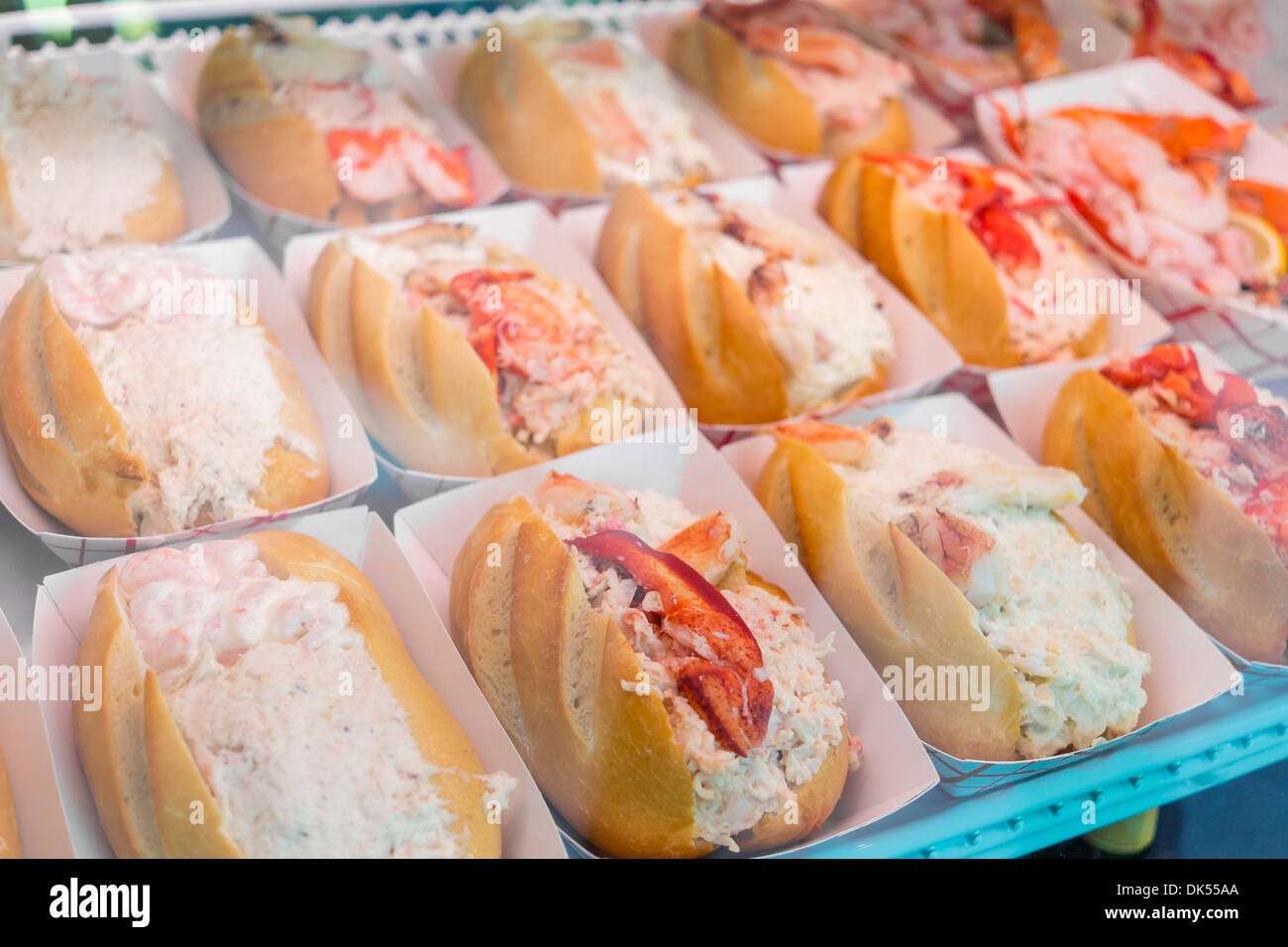 Perdere la carne di granchio pane venduto a San Francisco Fisherman's Wharf, CALIFORNIA, STATI UNITI D'AMERICA Foto Stock