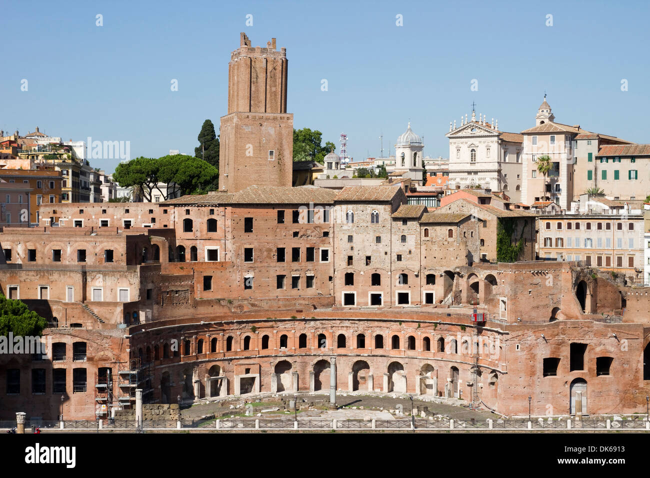 Mercati di Traiano (Mercati di Traiano a Roma, Italia. Foto Stock