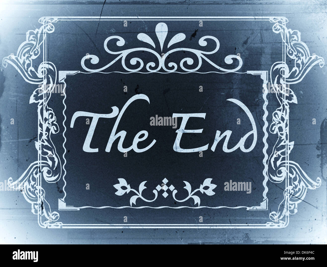 Il finale del film schermo Foto Stock