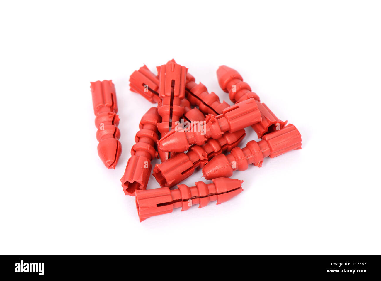 Assistere le parti del chiodo in calcestruzzo Foto Stock