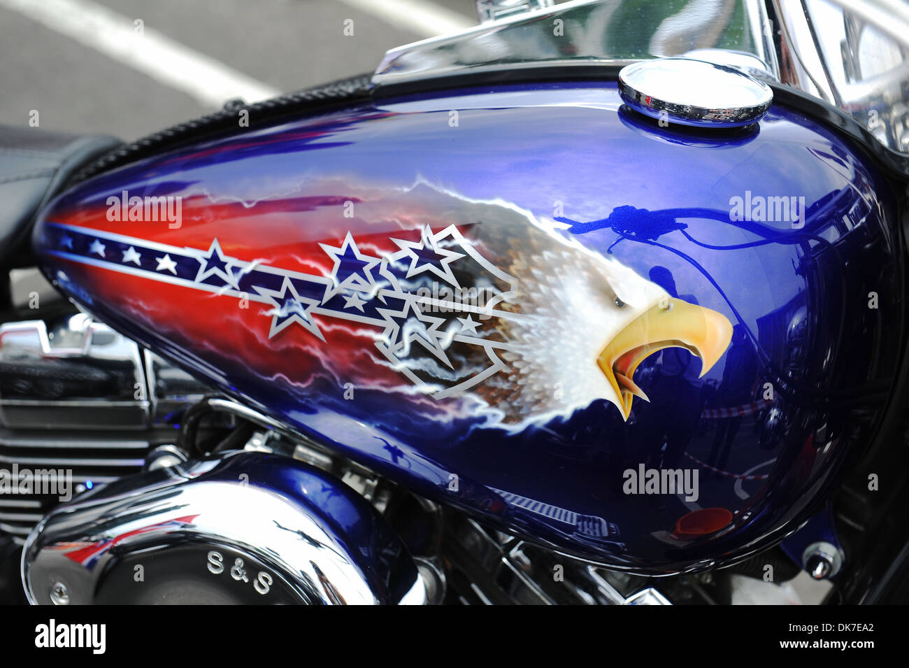 Harley Davidson Moto artwork Foto Stock