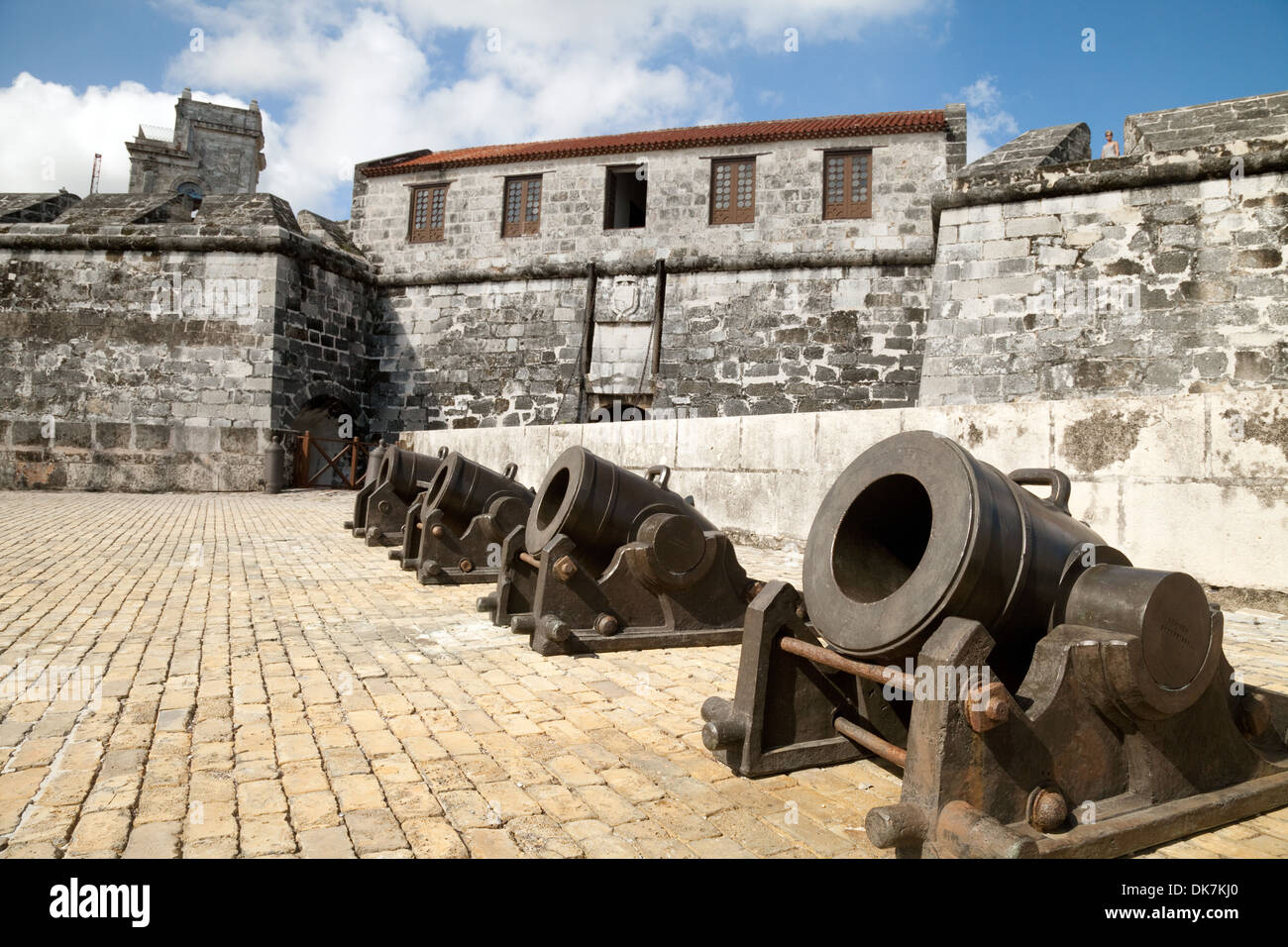 Il Castillo de la Real Fuerza, o il castello di Royal Force un sedicesimo secolo fort a l'Avana, Cuba, Caraibi Foto Stock