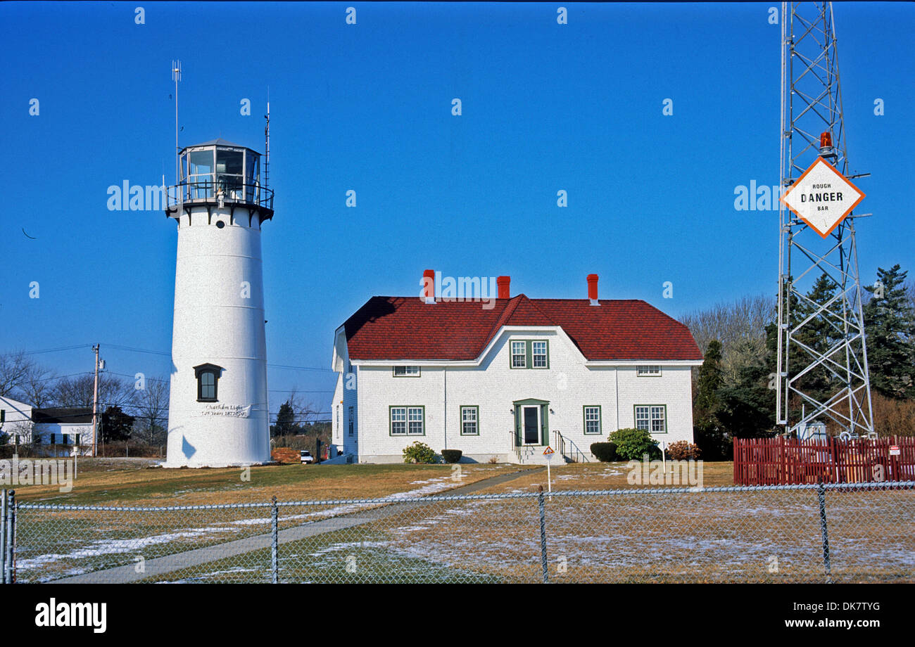 CHATHAM LIGHTHOUSE CAPE COD Massachusetts, STATI UNITI D'AMERICA Foto Stock