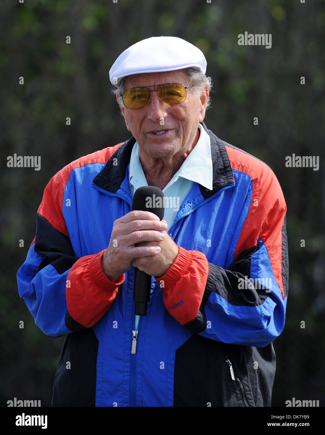 Tony Bennett Tony Bennett's All-Star evento di tennis a Cliff Drysdale Centro Tennis Ritz Carlton Key Biscayne Florida - 19.03.12 Foto Stock